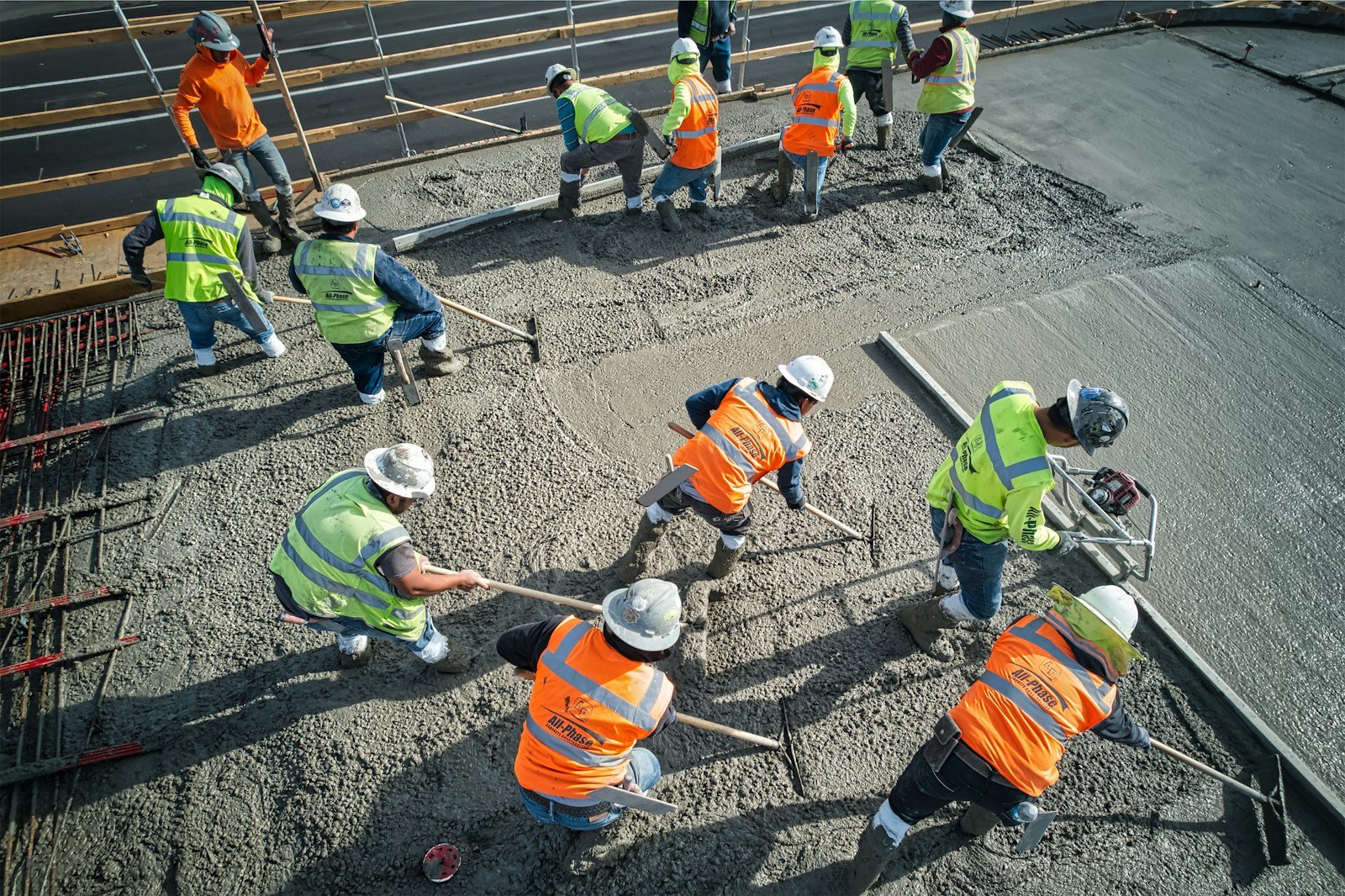 Photo by Acton Crawford workers in a construction site